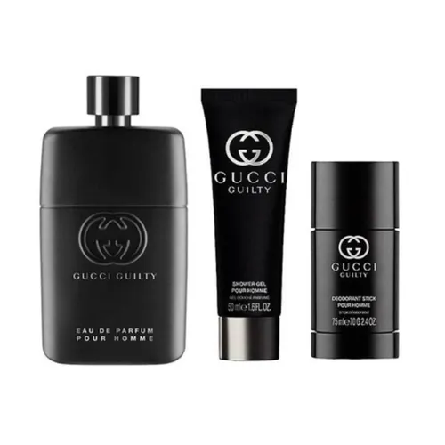 Nước hoa Gucci Ý - Set Nước Hoa Nam Gucci Guilty Pour Homme Eau de Parfum 3 Món - Vua Hàng Hiệu
