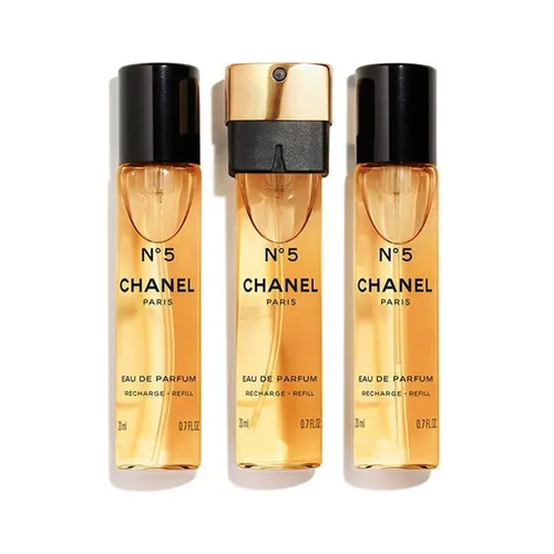 Nước hoa Chanel Set mini - Set Nước Hoa Nữ Chanel No 5 EDP Twist & Spray Refill (3 x 20ml) - Vua Hàng Hiệu