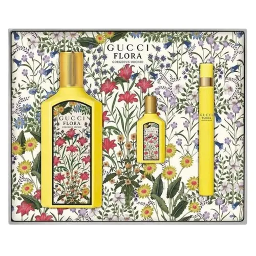 Nước hoa Gucci Ý - Set Nước Hoa Nữ Gucci Flora Gorgoeus Orchid EDP (100ml + 10ml + 5ml) - Vua Hàng Hiệu