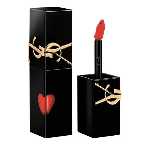 YSL - Son Kem Yves Saint Laurent YSL The Inks Vinyl Cream High Shine Lip Stain 621 Red Adoration Màu Đỏ Cam - Vua Hàng Hiệu
