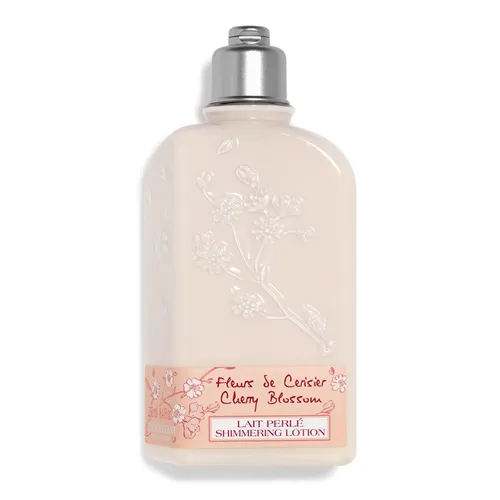 Mỹ phẩm - Sữa Dưỡng Thể Hoa Anh Đào L'Occitane Cherry Blossom Shimmering Lotion 500ml - Vua Hàng Hiệu