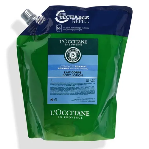 Mỹ phẩm - Sữa Dưỡng Thể L'Occitane Aromachology 5 Essential Oils Body Lotion 1L - Vua Hàng Hiệu