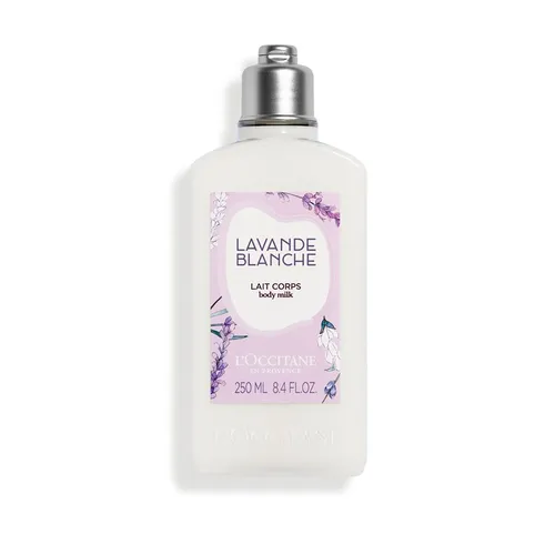 Mỹ phẩm L'Occitane - Sữa Dưỡng Thể L'Occitane Hoa Oải Hương Tuyết White Lavender Body Lotion 250ml - Vua Hàng Hiệu