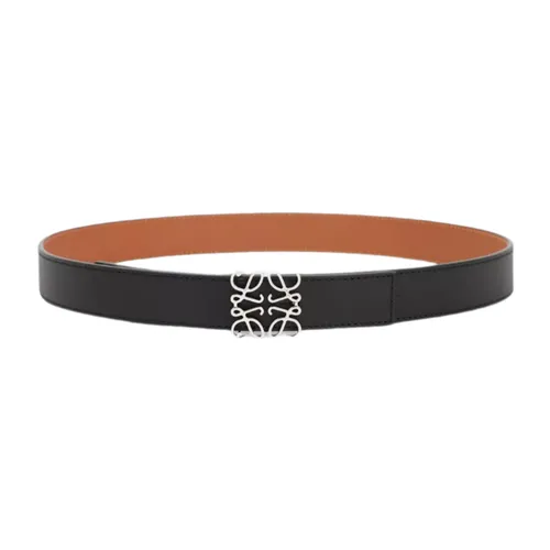 Thắt lưng - Thắt Lưng Nữ Loewe Reversible Anagram Belt 3cm E619Z26X03 Màu Nâu Đen Size 75 - Vua Hàng Hiệu