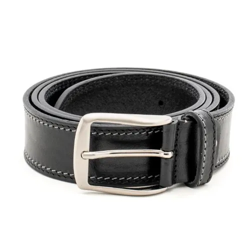 Thắt lưng - Thắt Lưng Nam Gianni Conti 5155428-4 Black Màu Đen Size 120 - Vua Hàng Hiệu