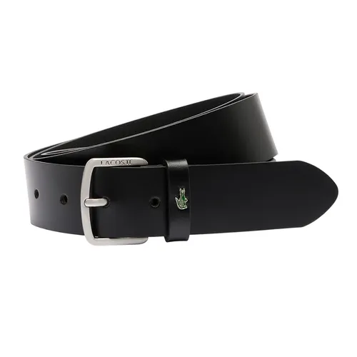 Thắt lưng - Thắt Lưng Nam Lacoste Men's Smooth Leather Belt RC4103 000 Màu Đen Size 100 - Vua Hàng Hiệu
