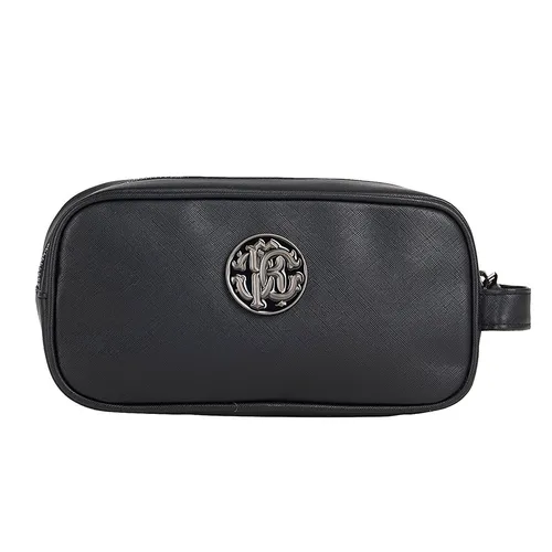 Túi xách Túi cầm tay - Túi Cầm Tay Roberto Cavalli Beauty Cases Màu Đen - Vua Hàng Hiệu