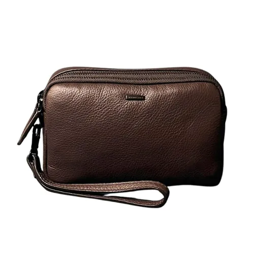 Túi xách - Túi Cầm Tay Nam Gianni 1812105-28 Clutch Màu Nâu - Vua Hàng Hiệu