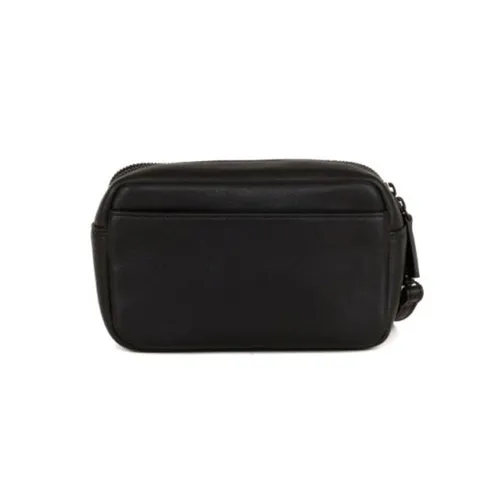 Túi xách - Túi Cầm Tay Nam Gianni 1812109-10 Clutch Màu Đen - Vua Hàng Hiệu
