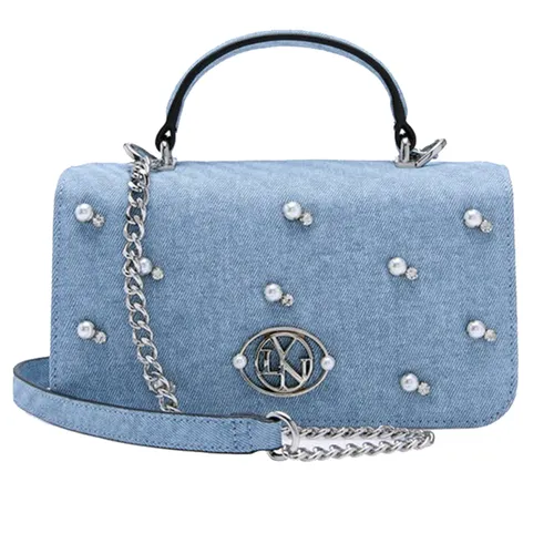 Túi xách Lyn Túi đeo chéo - Túi Đeo Chéo Lyn Calla XS Crossbody Bag Blue Variation 2 LL25CBF129 Màu Xanh - Vua Hàng Hiệu