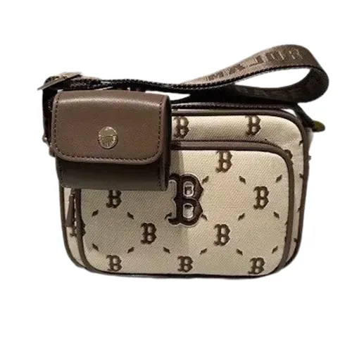 MLB Korea - Túi Đeo Chéo MLB Boston Red Sox Crossbody Bag 7ACRMDH5N-43CRS Màu Nâu Nhạt - Vua Hàng Hiệu