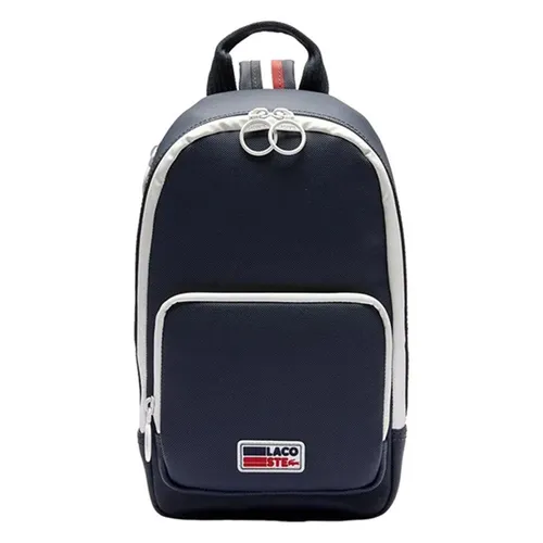 Túi xách Lacoste - Túi Đeo Chéo Nam Lacoste Men's Classic Stripes Body Bag NH3301HF F91 Màu Xanh Navy - Vua Hàng Hiệu