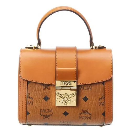 Túi xách MCM - Túi Đeo Chéo Nữ MCM Tracy Satchel In Visetos MWEBSXT02CO001 Màu Nâu - Vua Hàng Hiệu
