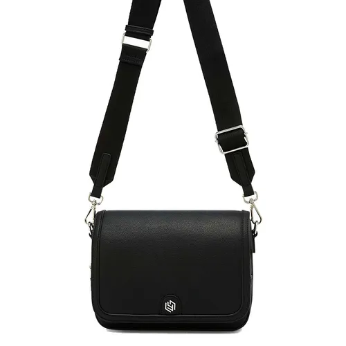 Túi xách - Túi Đeo Chéo Nữ Lyn Dune Scape Messenger Crossbody Bag - Black LL25FBM661 Màu Đen - Vua Hàng Hiệu