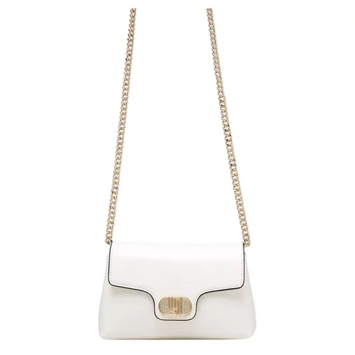 Túi Đeo Chéo Nữ Lyn Flashy Infinite Crossbody Bag Ivory LL25CBM232 Màu Trắng Ngà - Túi xách - Vua Hàng Hiệu
