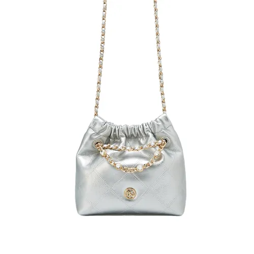 Túi Đeo Chéo Nữ Lyn Fontia Ime Mini Crossody Bag Silver LL25CBF964 Màu Bạc