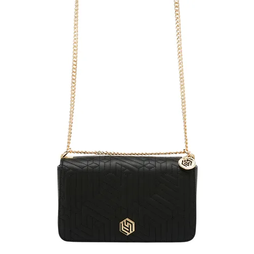 Túi Đeo Chéo Nữ Lyn Giselle M Crossbody Bag Black LL25FBM635 Màu Đen - Túi xách - Vua Hàng Hiệu