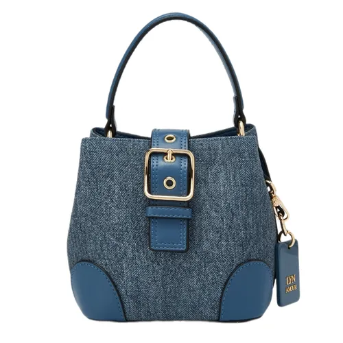 Túi Đeo Chéo Nữ Lyn Havana S Crossbody Bag Blue Variation 2 LL25CBF200 Màu Xanh Blue - Túi xách - Vua Hàng Hiệu