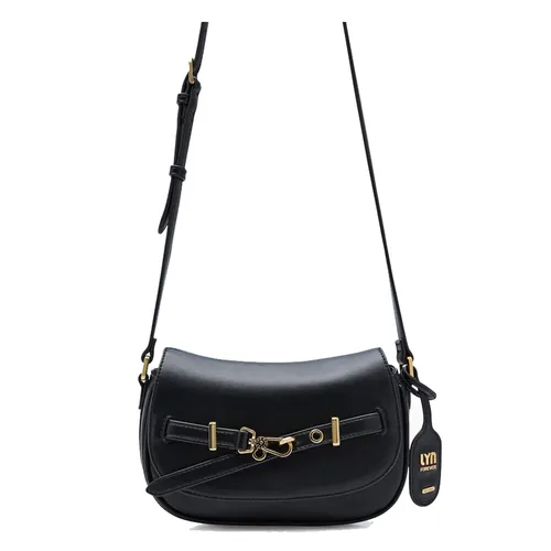 Túi Đeo Chéo Nữ Lyn Jane Crossbody Bag Black LL25CBF111 Màu Đen - Túi xách - Vua Hàng Hiệu