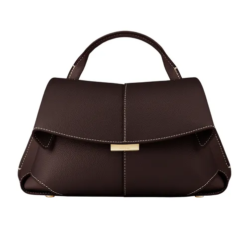 Túi xách - Túi Đeo Chéo Nữ Polène Mokki Mini Edition Ebony Màu Nâu - Vua Hàng Hiệu