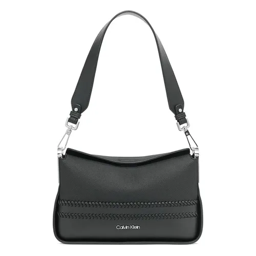 Túi xách Calvin Klein - Túi Đeo Vai Nữ Calvin Klein CK Fay Magnetic Woman Shoulder Bag Black Màu Đen - Vua Hàng Hiệu