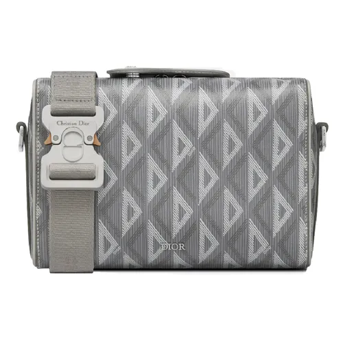 Túi xách Nam - Túi Đeo Vai Nam Dior Lingot Pouch ‘Gray CD Diamond’ 1ADPO026CDP-H42E Màu Xám - Vua Hàng Hiệu