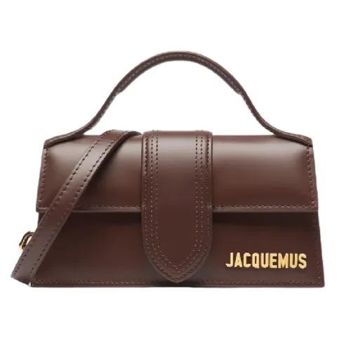 Túi xách - Túi Đeo Vai Nữ Jacquemus Le Bambino Dark Brown 213BA0063100 850 Màu Nâu Size 23 - Vua Hàng Hiệu