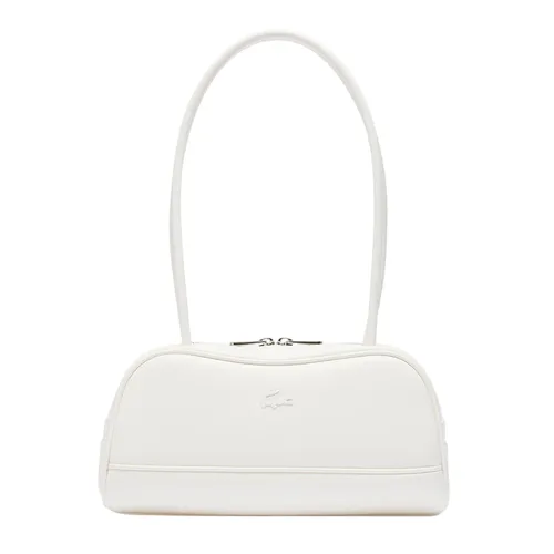 Túi Đeo Vai Nữ Lacoste Women's Lora Leather Shoulder Bag NF4697FO A56 Màu Trắng - Túi xách - Vua Hàng Hiệu