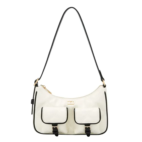 Túi Đeo Vai Nữ Lyn Autumn Shoulder Bag Ivory LL25FBT673 Màu Trắng