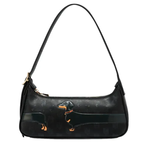 Túi Đeo Vai Nữ Lyn Blossom Infinite S Shoulder Bag Printed Black LL25FBM026 Màu Đen