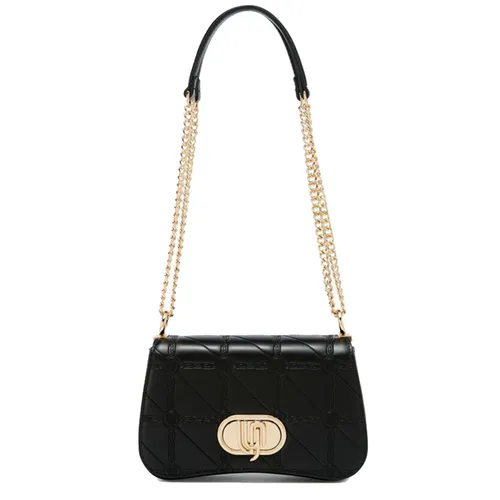 Túi Đeo Vai Nữ Lyn Colin Infinite M Crossbody Bag Ivory LL25FBM021 Black Màu Đen