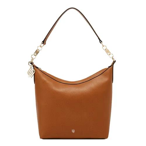 Túi Đeo Vai Nữ Lyn Genevieve Infinite Hobo Shoulder Bag Brown LL25FBM022 Màu Nâu