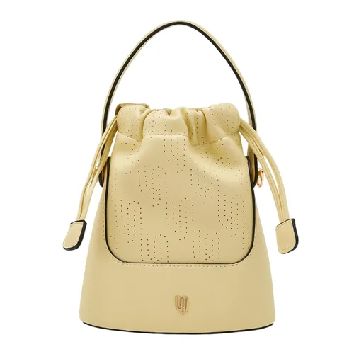 Túi Đeo Vai Nữ Lyn Genevieve Infinite Mini Bucket Bag Yellow LL25FBM024 Màu Vàng
