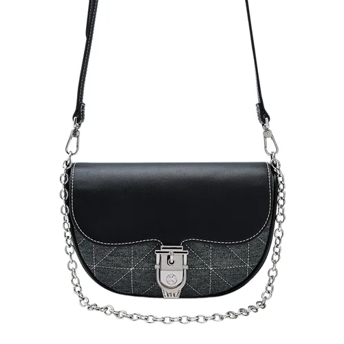 Túi xách - Túi Đeo Vai Nữ Lyn Layla Shoulder Bag - Black LL25CBF945 Màu Đen - Vua Hàng Hiệu