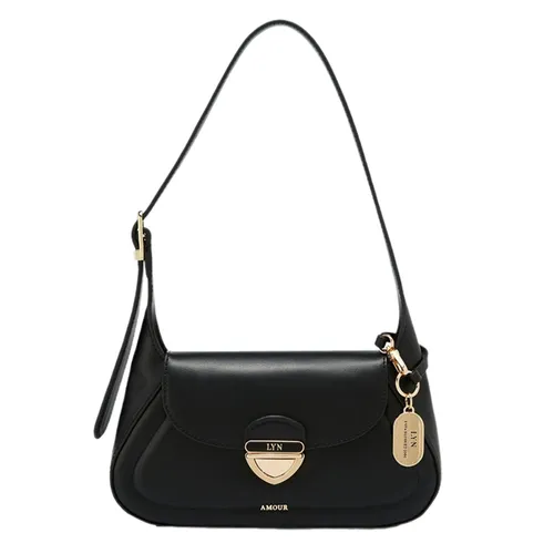 Túi Đeo Vai Nữ Lyn Lena M Shoulder Bag Black LL25CBF102 Màu Đen - Túi xách - Vua Hàng Hiệu
