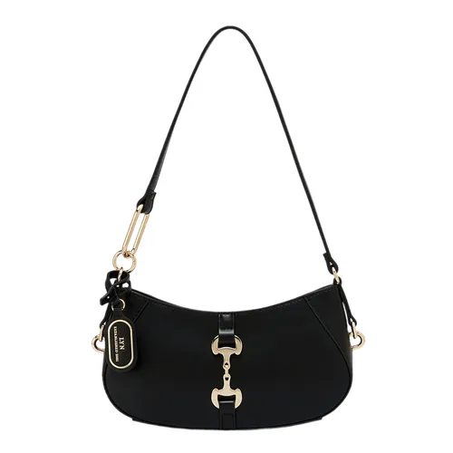 Túi Đeo Vai Nữ Lyn Moscow S Shoulder Bag - Black LL25CBF203 Màu Đen - Túi xách - Vua Hàng Hiệu
