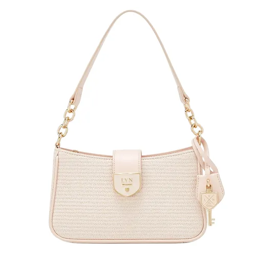 Túi Đeo Vai Nữ Lyn Ray Raw S Shoulder Bag Light Pink LL25SBS330 Màu Hồng Nhạt