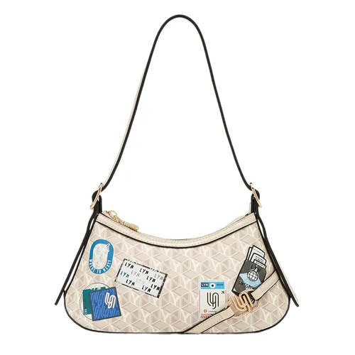 Túi xách Túi đeo vai - Túi Đeo Vai Nữ Lyn Wander Infinite S Shoulder Bag Beige Variation 2 LL25CBM191 Màu Be - Vua Hàng Hiệu