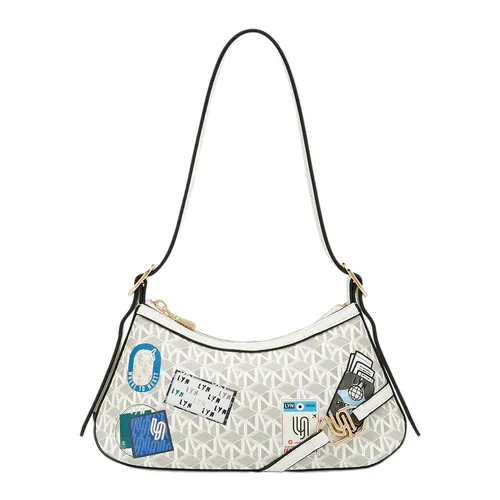 Túi xách Túi đeo vai - Túi Đeo Vai Nữ Lyn Wander Infinite S Shoulder Bag - White Variation 2 LL25CBM191 Màu Trắng - Vua Hàng Hiệu
