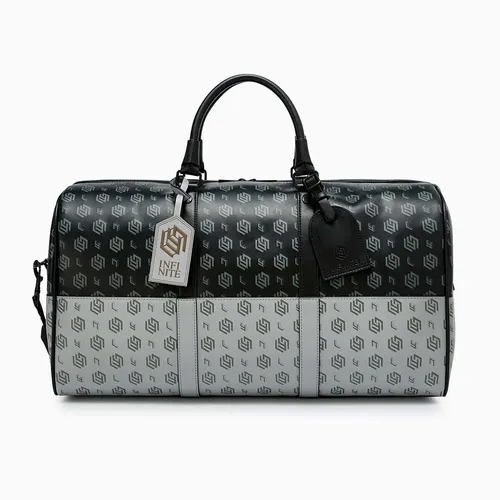Túi xách - Túi Du Lịch Lyn Dune Montage Duffle Bag Handbag - Black LL25FBM667 Màu Đen Xám - Vua Hàng Hiệu