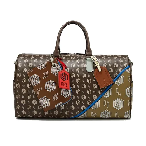 Túi xách - Túi Du Lịch Lyn Dune Montage Overnight Handbag - Dark Brown LL25FBM668 Màu Nâu - Vua Hàng Hiệu