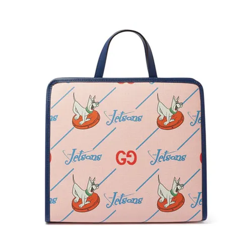 Gucci - Túi Trẻ Em Gucci Kids Printed Jetsons Tote Bag Màu Hồng Cam - Vua Hàng Hiệu