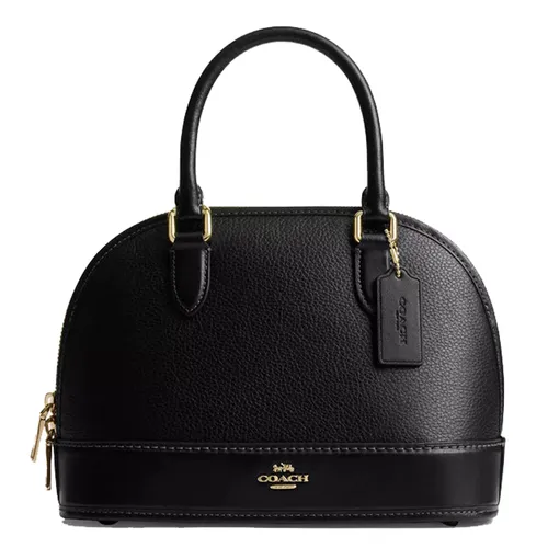 Túi Xách Nữ Coach Sabrina Satchel Bag CAM55 Black Màu Đen