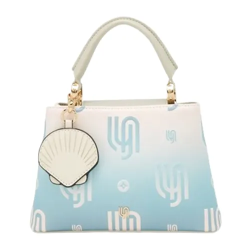 Túi Xách Nữ Lyn Coral Infinite Top Handle Handbag Blue LL25CBM332 Màu Xanh Trắng - Túi xách - Vua Hàng Hiệu