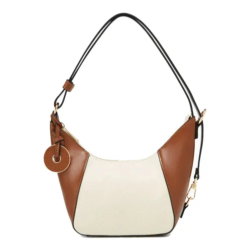 Túi Xách Nữ Lyn Maya Hobo Handbag Light Beige LL25SBF971 Màu Nâu Be