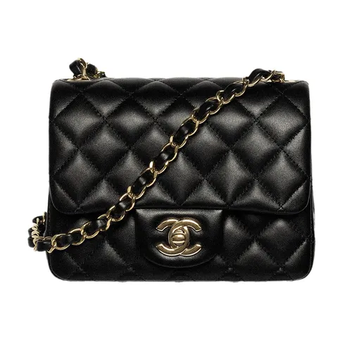 Túi xách Chanel - Túi Xách Tay Nữ Chanel Mini Classic Handbag Lambskin Gold-Tone Metal Màu Đen - Vua Hàng Hiệu