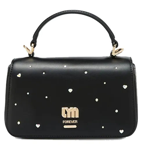 Túi xách - Túi Xách Tay Nữ Lyn Starlight XS Handbag Black LL25CBF263 Màu Đen - Vua Hàng Hiệu