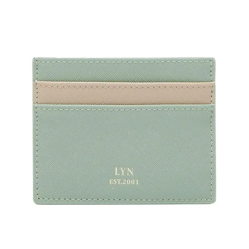 Ví Đựng Thẻ Nữ Lyn Babie Multi Card Holder Wallet - Green Variation 2 LL25CWF059 Màu Xanh Green - Túi xách - Vua Hàng Hiệu