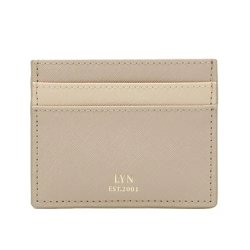 Ví Đựng Thẻ Nữ Lyn Babie Multi Card Holder Wallet - Light Beige LL25CWF059 Màu Be - Túi xách - Vua Hàng Hiệu
