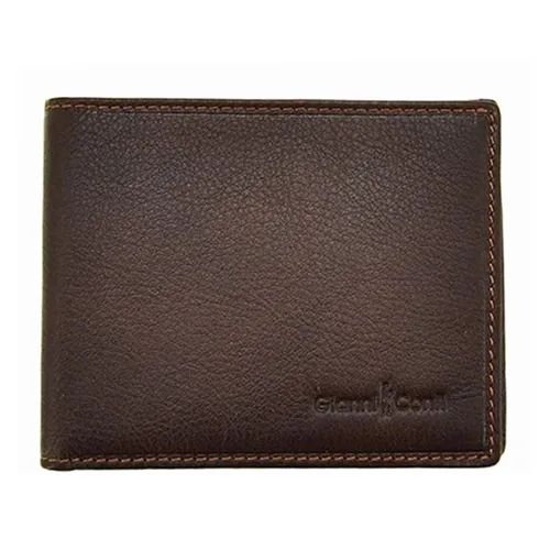 Túi xách Nam - Ví Nam Gianni Conti Wallet 587116-20 Dark Brown Màu Nâu Đậm - Vua Hàng Hiệu